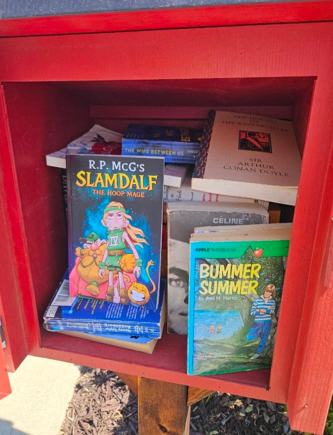 Little free library in Fullerton